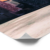 Poster Seattle, Washington Cityscape, Labellisé, (Coin)