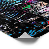 Poster Seattle, Washington en graffiti (Coin)