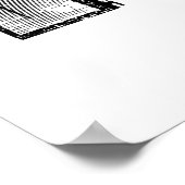 Poster Seattle, Washington en graffiti (Coin)