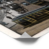 Poster Seattle, Washington - Vue Nord de la 2e (Coin)