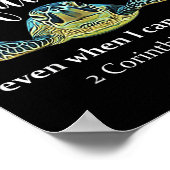 Poster Seaturtle Turtle I Will Walk By Faith Even When I (Coin)