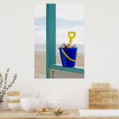 Poster Seau Rempli De Coquillages (Cuisine)