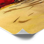 Poster seau rempli de pommes (Coin)