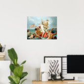 Poster Sebastiano Ricci Triomphe de la Vénus Marine (Bureau à domicile)
