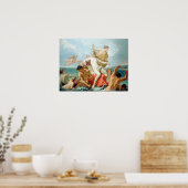 Poster Sebastiano Ricci Triomphe de la Vénus Marine (Cuisine)