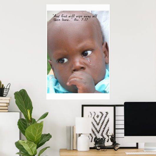 Poster Sèche Ces Larmes ! (Bureau à domicile)