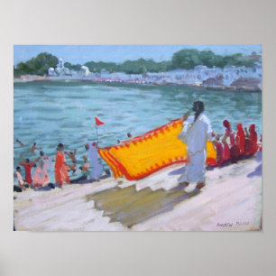 Poster Sécher Sari Pushkar