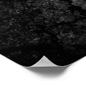 Poster Sècheresse gris sol aride (Coin)