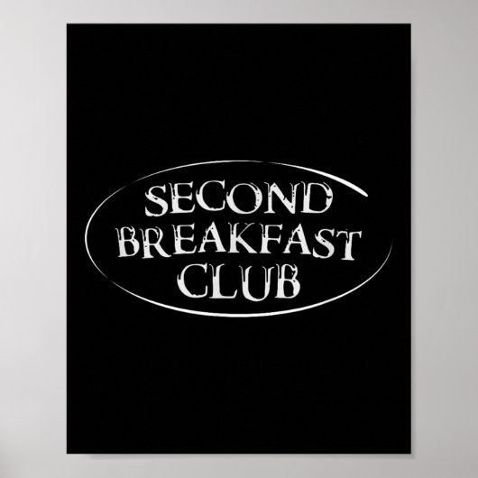 Poster Second Breakfast Club _ Nerdy Funny High Fanta (Devant)