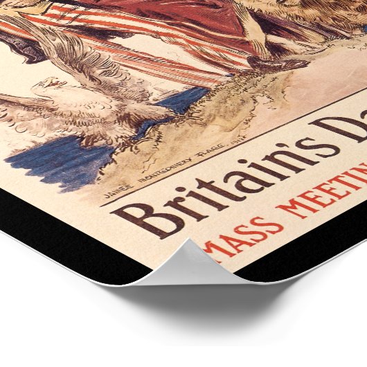 Poster Seconde Guerre mondiale de Britannia (Coin)