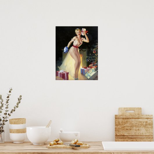 Poster Secouer la broche des présents (Cuisine)