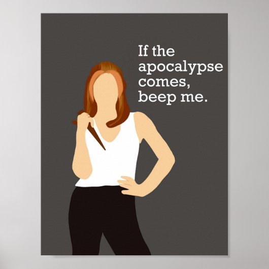 Poster secouer le tueur de vampire si l'apocalypse vient  (Devant)