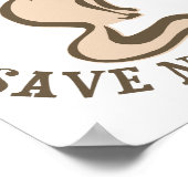 Poster Secourir Un Chat Sauver Neuf Vies (Coin)