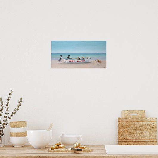 Poster Secourt surf (Cuisine)