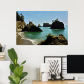 Poster Secret Beach, Boardman State Park, Oregon, USA (Bureau à domicile)