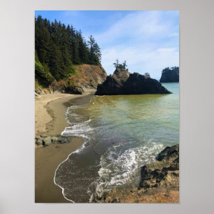 Poster Secret Beach, Samuel H. Boardman, Oregon