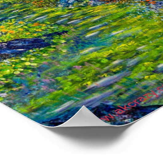 Poster secret de l'Alaska Garden Path (Coin)