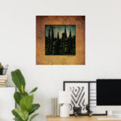 Poster Secret Moonrise Garden Art (Bureau à domicile)