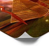 Poster Secrets anciens THOTH 3D Egyptian Scifi (Coin)