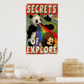 POSTER SECRETS D'EXPLORATION ! (Cuisine)