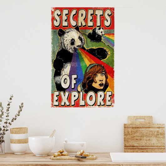 POSTER SECRETS D'EXPLORATION ! (Cuisine)