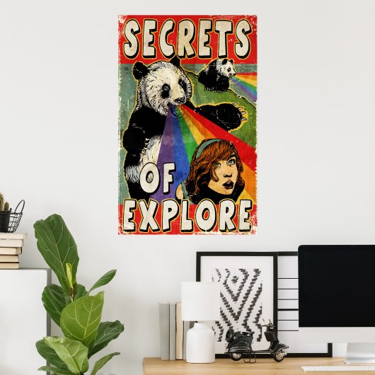 POSTER SECRETS D'EXPLORATION ! (Bureau à domicile)