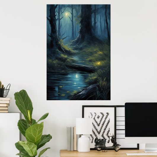 Poster Secrets d'une forêt ancienne (Bureau à domicile)