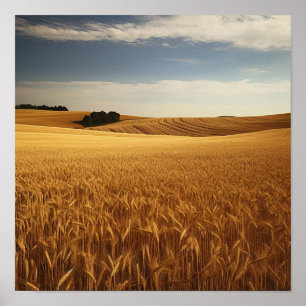 Poster Secteur du blé rural