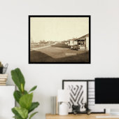 Poster Secteur résidentiel de Fort Meade SD 1889 (Bureau à domicile)