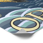Poster Section de la pêche à la truite - Clackamas, (Coin)