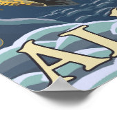 Poster Section de la pêche à la truite - Seward, Alaska (Coin)