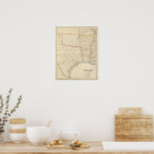 Poster Section du centre-sud des États-Unis (Cuisine)