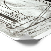 Poster Section du mur et de l'arc (Coin)