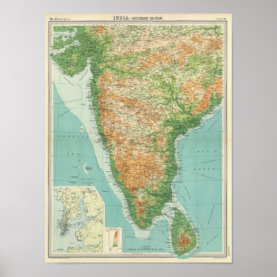 Poster Section du sud de l'Inde