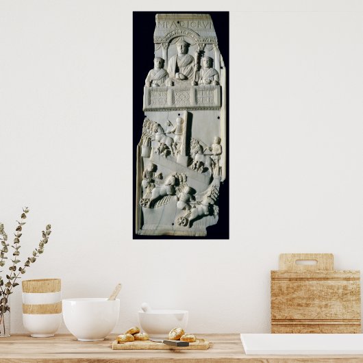 Poster Section d'un diptyque (Cuisine)