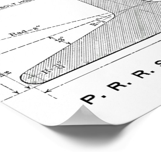 Poster Section ferroviaire de Pennsylvanie (Coin)