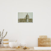 Poster Section longitudinale de Saint-Pierre à Rome, (Cuisine)