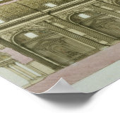 Poster Section longitudinale de Saint-Pierre à Rome, (Coin)