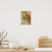 Poster Section ouest des États-Unis (Cuisine)
