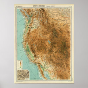Poster Section ouest des États-Unis
