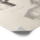 Poster Section transversale et détails architecturaux de  (Coin)