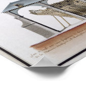 Poster Section transversale et élévation d'un navire, 177 (Coin)