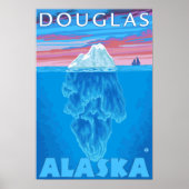 Poster Section transversale Iceberg - Douglas (Alaska) (Devant)