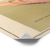 Poster Sections verticales du Lode, mine Belcher (Coin)