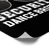 Poster Sécurité Comp Danse Frère D'un Danseur Brot (Coin)
