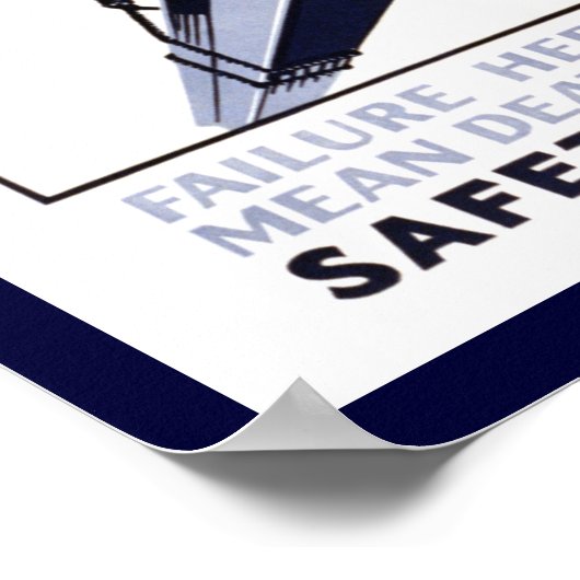 Poster Sécurité d'abord (Coin)