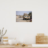 Poster Sécurité de Humvee pendant une patrouille (Cuisine)