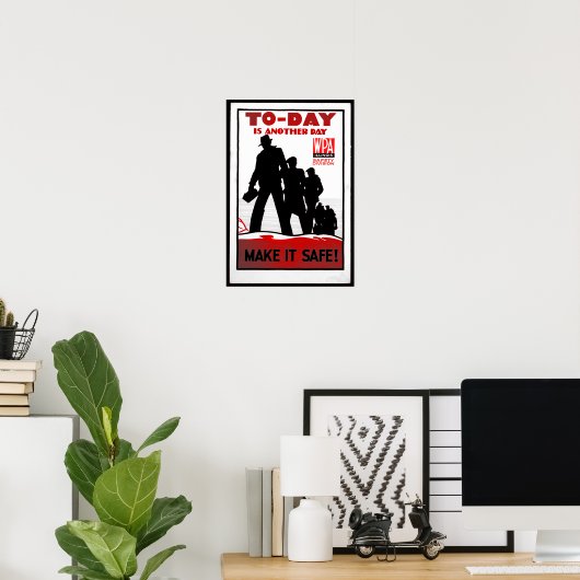 Poster Sécurité en milieu de travail (Bureau à domicile)