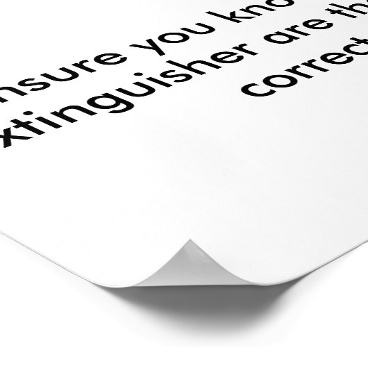 Poster Sécurité incendie 02 (Coin)