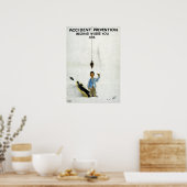 Poster Sécurité vintage de la Seconde Guerre mondiale (Cuisine)